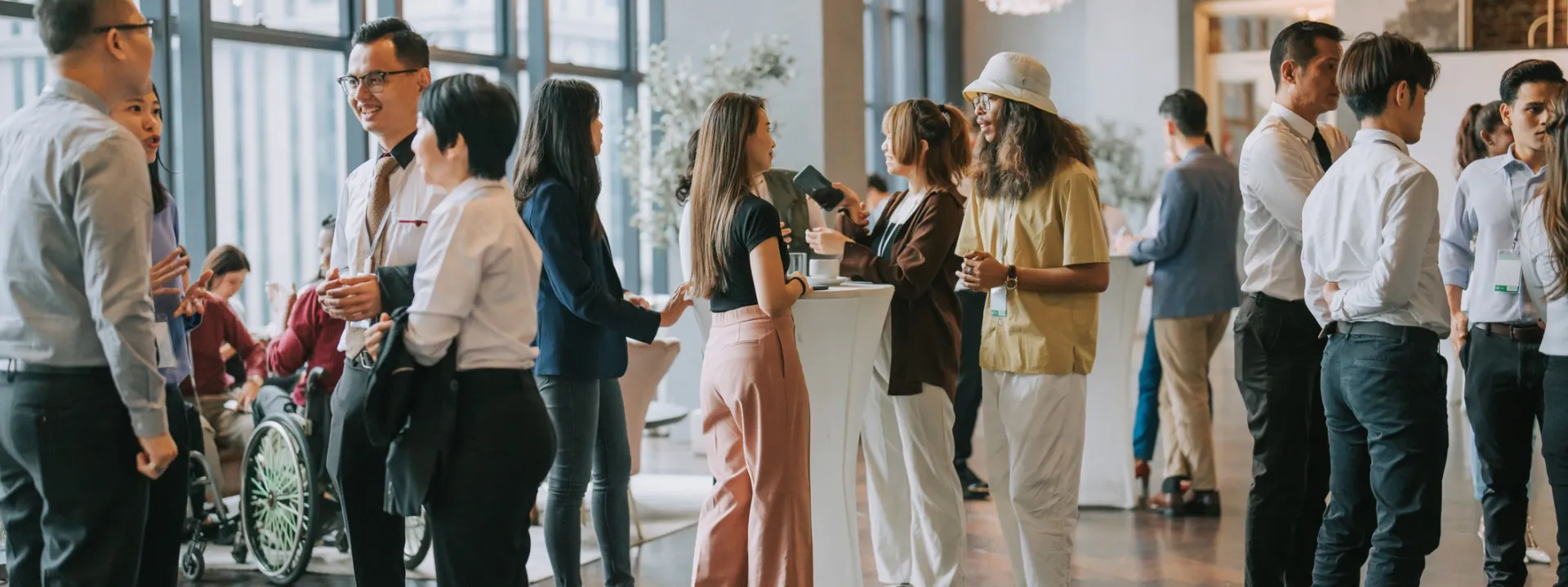 Menschen bei einem Business-Event