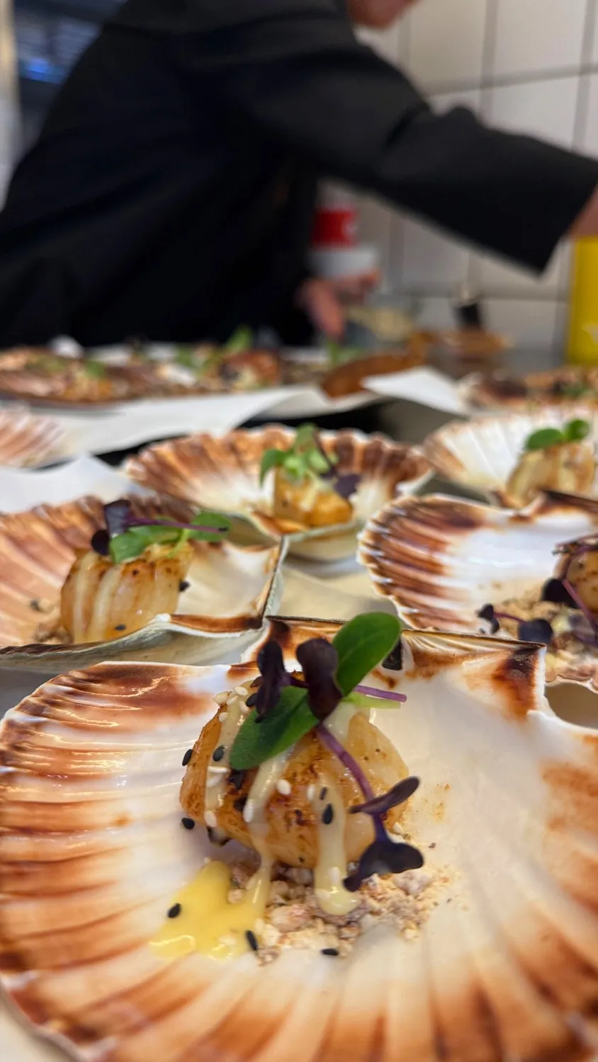 Liebevoll angerichtetes Catering für eine private Feier in Hamburg